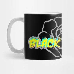 Black Rose Mug